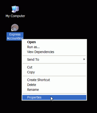 Shortcut Poperties Shortcut Poperties